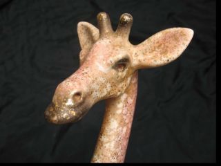 Mid Century Giraffe Figurine Statue Hollywood Regency