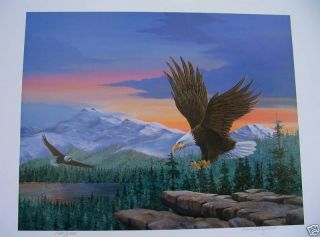 Larry D Negaard Majestic Eagle Print
