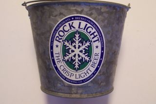 Scarce Rolling Rock Light Galvanized Bucket Latrobe Brewing Co