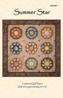Laundry Basket Quilts Summer Star Quilt Pattern
