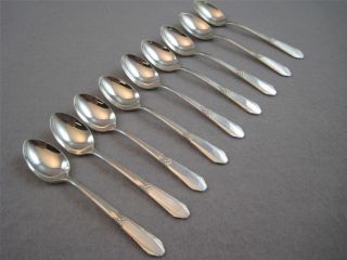 Demitasse Spoons Northumbria Sterling Silver Laurier