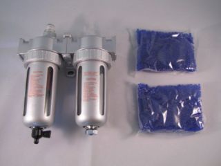 Compressed Air in Line Filter Desiccant Dryer Combo