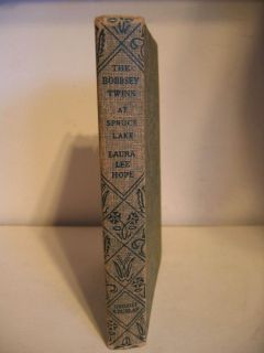 at Spruce Lake 23 Antique Laura Lee Hope Hardcover Book 1930