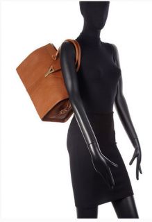 New Yves Saint Laure YSL Cabas Chyc Tote Purse Bag Medium   Brown
