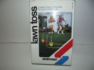 Vintage Sportcraft Ring Toss Game Lawn Darts