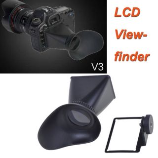LCD Viewfinder V3 2 8x Magnifier Extender Magnetic Hood for Canon 600D
