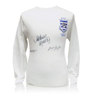 QPR 1967 Shirt Signed by Marsh Morgan Lazarus