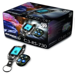  C3 RS730 LCD Car Alarm 4 Channel Vehicle Car Alarm Security System