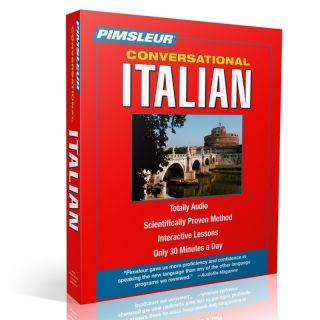 Learn to Speak Italian Fast with Pimsleur Conversational Italian 8 CDs