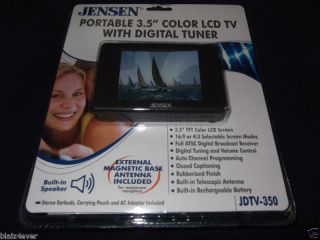 Portable 3 5 Color LCD TV with Digital Tuner 0077283973512