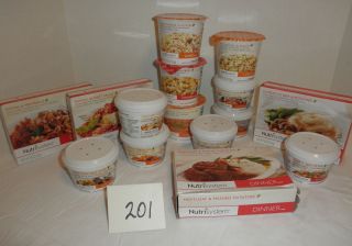 Lot of 15 Nutrisystem Lunch and Dinner Meals Weight Loss