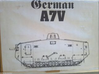 German A7V WWI Heavy Tank The Moving Fortress New