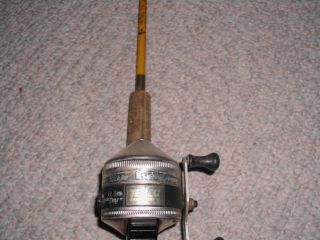 vintage wright and mcgill eagle claw rod Zebco 33 Reel USA FISHING ROD
