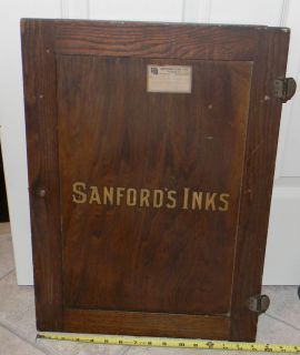 Sanfords Ink Wooden Door from Montgomerys Rexall Drug Store in Brook