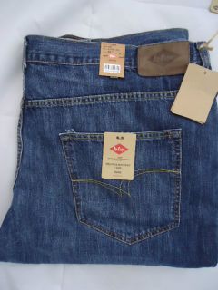 Mens Lee Cooper LC20 Bootcut Brushused Faded Jeans Retro All Sizes