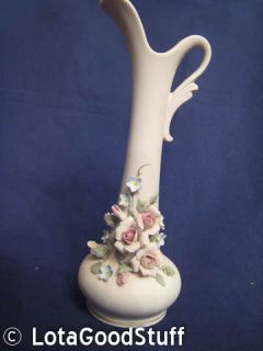 Vintage Lefton China Bisque Bud Vase