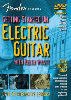  Started Electric Guitar Beginner Lessons Learn Play Video DVD NEW