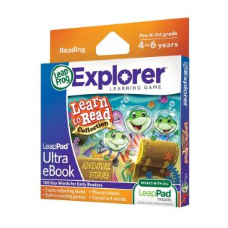 NEW LeapFrog Explorer LEARN TO READ Adventure Stories Game For LeapPad