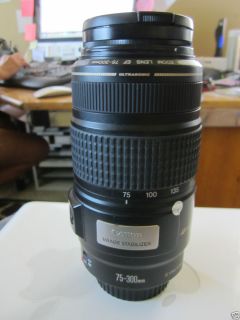 Canon Zoom Lens EF 75 300mm Image Stabilizer