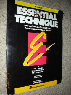 Hal Leonard Essential Technique B Flat Trumpet Intermediate To