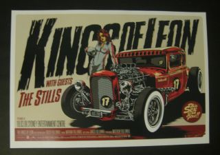 Kings of Leon Sydney 2009 Poster CD Ken Taylor Hot Rod