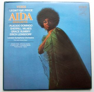 Verdi Leontyne Price as Aida Highlights London Symphony Orchestra LP
