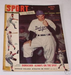 Sport Magazine April 1947 Leo Durocher Ted Williams