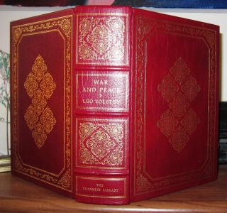 Tolstoy Leo War and Peace 1st Edition First Printing Franklin Library