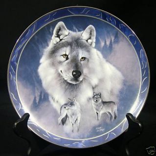 Plate Silver Scout Wolf Lepage Spirit Wilderness 19454H