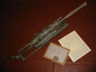 Leyner Rock Terrier One Man Mining Rock Drill With 1906 Catalog &1898