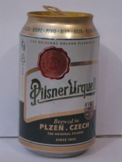 Pilsner Urquell 330ml Empty Beer Can Czech Rep 2006