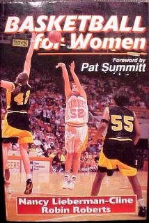 HOFer Nancy Lieberman Cline Signed Basketball for Women 1996 HC Book