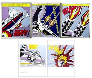 Roy Lichtenstein as I Opened Fire Whaam Jet 5 Posters