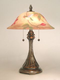 Antique Bronze San 22 5 Tropical Table Lamp with 2 Lights