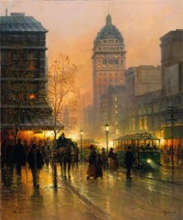 Harvey Lights of San Francisco Certified Signed w COA Serigraph on