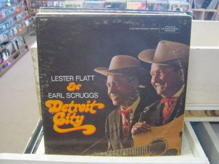 Lester Flatt Earl Scruggs Detroit City Vinyl LP 1969