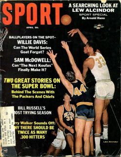 Lew Alcindor UCLA Sport Magazine April 1967 Complete Issue 96 Pages