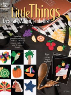 Little Crochet Patterns Bookmark Magnets Scrapbook Book