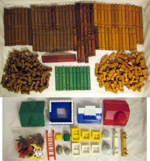 Lincoln Logs Building Toys Large Lot 275 Pieces Accessories