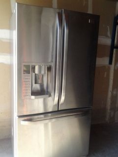 French Door Stainless Steel LG Refrigerator