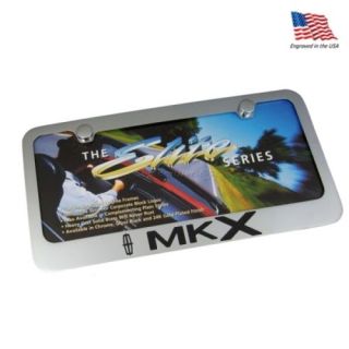 Lincoln MKX Chrome License Plate Frame New