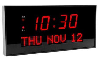 Super Large LED Digital Calendar Clock
