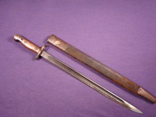 Australian Lithgow Bayonet with Scabbard SA Marked