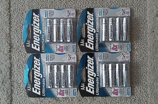 Energizer Lithium AA Batteries 4 4 Packs 16 Total Batteries