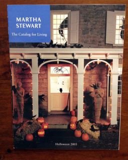 Martha Stewart The Catalog for Living Halloween 2003 Collectible