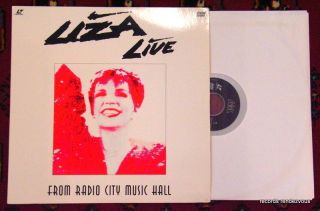 Liza Minnelli Live from Radio City Music Hall Laserdisc LD