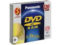 Panasonic LM AF120LU5 DVD RAM Rewritable Disc New