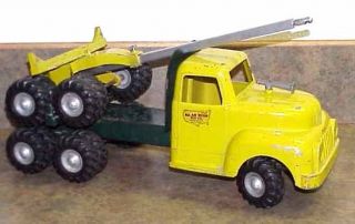 1956 Salem Oregon All American Toy Co Timber Toter Log Truck