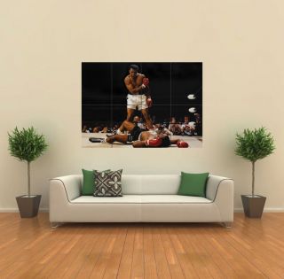 Muhammad Ali vs Sonny Liston Giant Wall Poster G379
