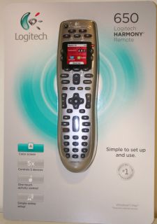 Brand New Logitech Harmony 650 Universal Remote Control 915 000193
